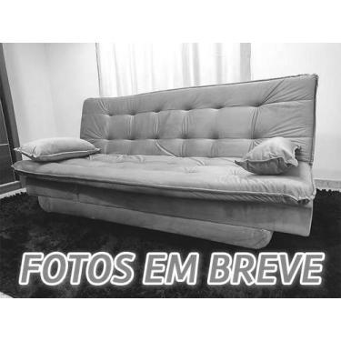 Imagem de Sofá Cama 3 Lugares Marrom 2236A Mirella - Alpoim