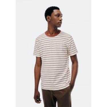 Imagem de Camiseta Hering Manga Curta Listrada Masculina-Masculino