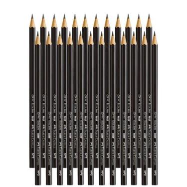 Imagem de Lápis grafite N 2 sextavado Ecolápis Faber Castell, mais macio, fácil 