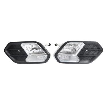 Imagem de WFLNHB Faróis de neblina esquerda e direita para Ford Escape Kuga 2017-2019 Luzes de neblina Luzes de condução com tampas do lado do motorista e do passageiro
