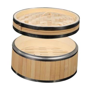 Imagem de Fenteer a vapor de bambu e vapores a vapor a vapor a vapor a vapor de para banheiro para baozi dimsum, Camada única