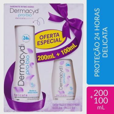 Imagem de Kit sabonete íntimo dermacyd delicata 24H 200ML + 100ML - portinari