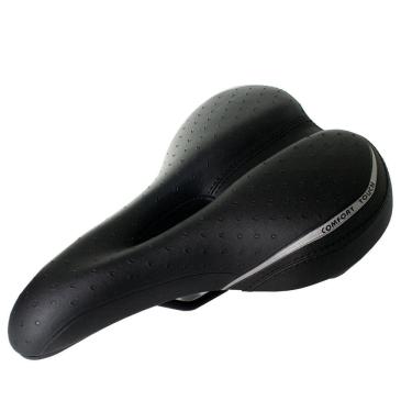 Imagem de Selim Bike Ddk 3301 Comfort Touch Vazado Com Molas Preto