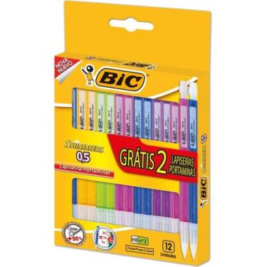 Imagem de Lapiseira 0,5 mm Shimmers Cores Sortidas 14 Unid - Bic