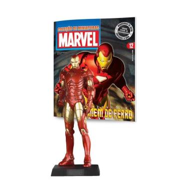 Imagem de Boneco Homem De Ferro - 11 Cm - Eaglemoss - Edição 12