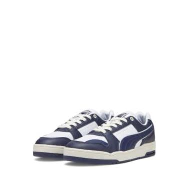 Imagem de PUMA Slipstream Lo Tênis masculino vintage com cadarço casual - azul, Branco, 44