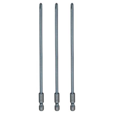 Imagem de HARFINGTON 3 peças de chave de fenda Phillips número 2 PH2 haste sextavada de 1/10.2 cm (150 mm) de comprimento 0.4 cm Brocas magnéticas de cabeça cruzada S2 de aço para ferramentas elétricas, azul