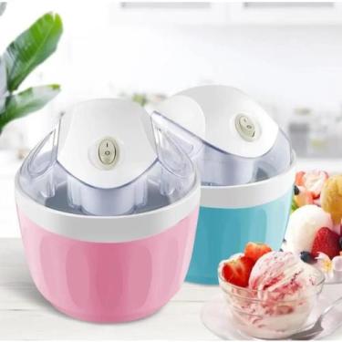Imagem de Mini Máquina Sorvete Elétrica Caseira Automática 500 Ml 110v - QG DOS 