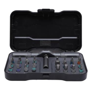 Imagem de Ratchet Set 24 Em 1 Kit de Ferramentas Multifuncional Robusto Com Alça Ergonômica para Reparos Doméstico e Auto Manutenção Construção Em Aço