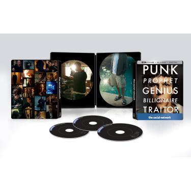 Imagem de The Social Network (4K Ultra HD + Blu-ray + Digital SteelBook) - 4K + Blu-ray + Digital [4K UHD]