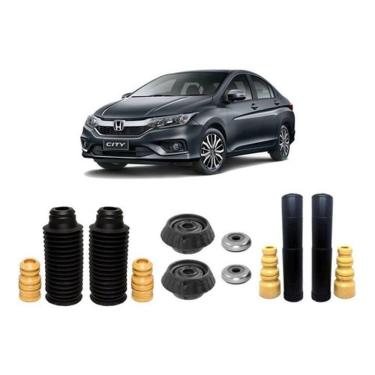 Imagem de Kits Batente Dianteiro Traseiro Honda City 2015 2016 2017