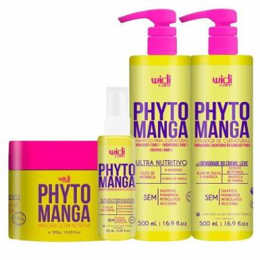 Imagem de Widi Care Phytomanga Kit  Shampoo + Sérum + Máscara + Ativador, Kit