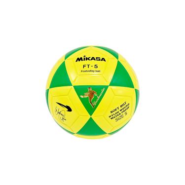 Imagem de Mikasa Bola de Futevôlei FT 5 Edição Anderson Aguia Amarelo e Verde Oficial