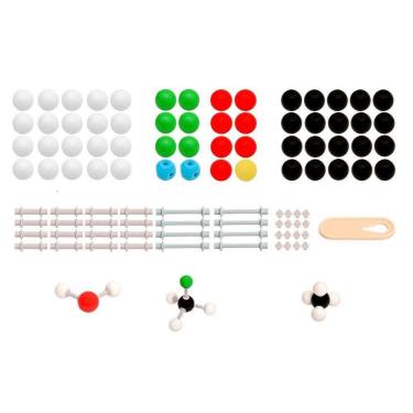 Imagem de Modelo Molecular Introdutório Com 122 Peças