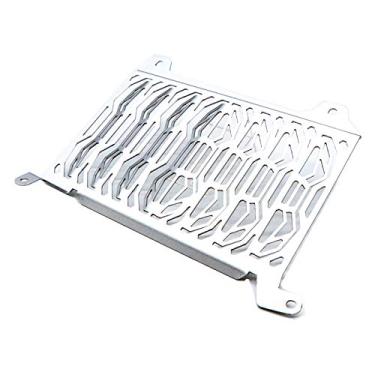 Imagem de Acc-Creativity Protetor de proteção de grade do radiador de aço inoxidável para motocicleta compatível com HONDA CB500X 2019 (prata)