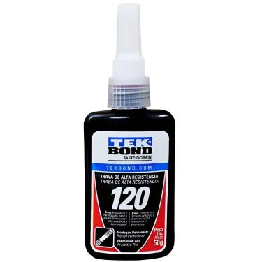 Imagem de Cola Trava Parafuso Tek Bond 120 50gr Vermelha