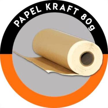 Imagem de Papelao Mascaramento Kraft Salvabras 60Cm X 20M