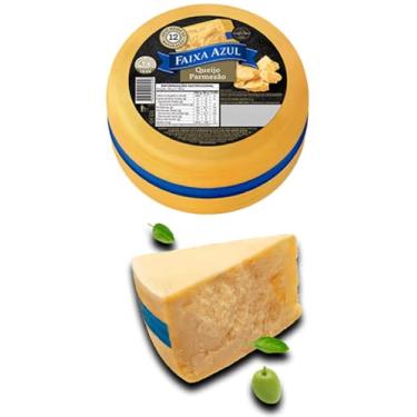 Imagem de Queijo Parmesao Faixa Azul Fracionado Pedaço 500g