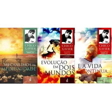 Imagem de Kit 3 Livros Chico Xavier Mecanismos Da Mediunidade + - FEB