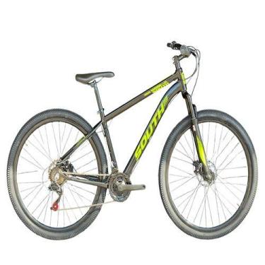 Imagem de Bicicleta Aro 29 South Preto com Amarelo Freio a Disco Câmbio Importad