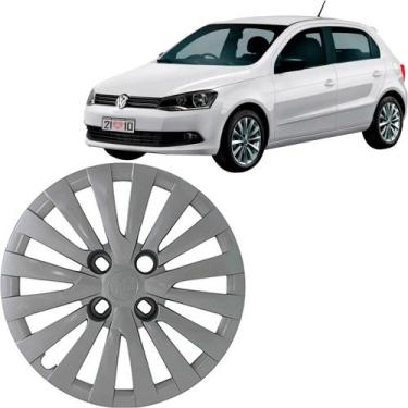 Imagem de Calota Gol Voyage G5 G6 2014 a 2016 Aro 14 Cubo Baixo - GRID