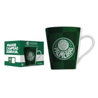 Imagem de Caneca Porcelana Time Palmeiras 290 Ml Oficial - Allmix