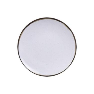 Imagem de Conjunto 2 Pratos Sobremesa Canyon Porcelana Decorada 19 cm - Tramonti