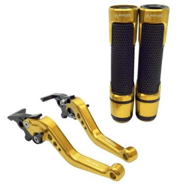 Imagem de Kit Manete Manopla Luva Moto Yamaha Nmax 160 Nmax160 Nmax - Stark Race