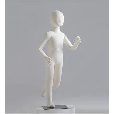 Imagem de Manequim De Corpo Inteiro Macio Flexível Para Roupas Infantis De 1 A 14 Anos De Idade Boutique Lojas De Varejo Para Pequenas Empresas Vestido De Isopor Infantil Ajustável F, White, 10yearsold