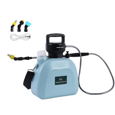 Imagem de Chusui Aspersor de ombro recarregável USB Pulverizador elétrico portátil Ferramentas agrícolas Regador Atomizador Regador Pulverizador de água Multifuncional Pulverizador de plantas de jardim Ferra CL