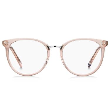 Imagem de Armação Óculos De Grau Feminino Tommy Hilfiger Th1734 S8r 50-18