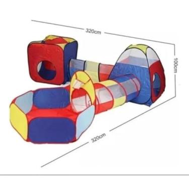 Imagem de Toca Túnel 5 Em 1 Infantil Colorida - Barraca Linda 5x1.. (colorido)