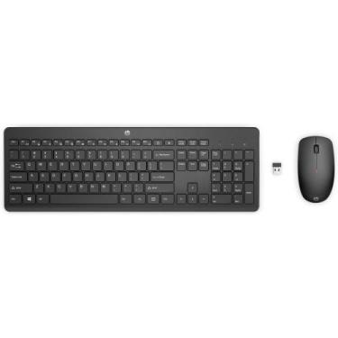 Imagem de Teclado e mouse sem fio sem fio hp 230 preto