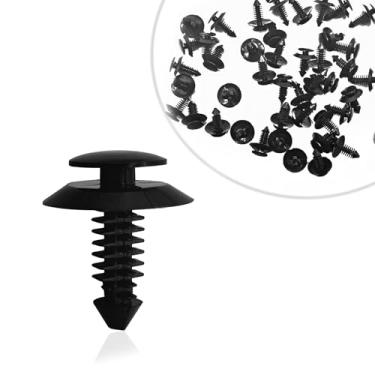 Imagem de GolTHd Retentor de painel de acabamento de porta 50 peças, compatível com Ford F150 F250 F350 Mustang Lincoln Ranger Explorer Trucks Pickups SUVs, retentor de rebite automotivo substitui N801925-S