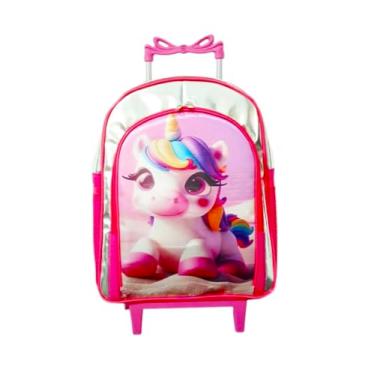 Imagem de Mochila Unicornio Magic Rosa Duas repartições