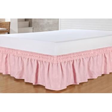 Imagem de Saia Box Paris Cama Solterio, Casal, Queen e King (Rose, Queen Size)
