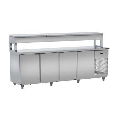 Imagem de Balcão de Serviço Refrigerado Condimentador 2,50m, Bsrc 2500 - Refrimate