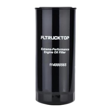 Imagem de FLTRUCKTOP Filtro de óleo 114000565 compatível com Chevy/GM 6.6L Duramax LB7 LLY LBZ LMM LML L5P 2001-2019