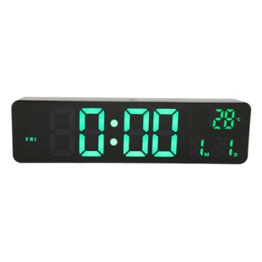 Imagem de Zerodis Relógios de Despertador Digital Relógios de Despertador Exibir Bateria Alimentada Com Calma Verde Iluminação Led Mesa de Mesa de Eletrônica Lembrete Digital Timer para o Quarto do Escritório