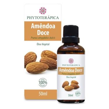 Imagem de PHYTOTERAPICA - Óleo Vegetal de Amêndoa Doce - Para Massagem e Aromaterapia -Atua contra ressecamento da pele e cabelo, irritação e coceira, estrias e fragilidade das unhas - 100% Puro e Natural -60ml