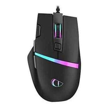 Imagem de Mouse Gamer Combat - Leadership Gamer 0451 Com Luzes Azul E Rosa