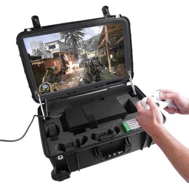 Imagem de Case Club Xbox Series X or S Pro Portable Gaming Station with Built-in 24" 1080p Monitor, Cooling Fans, & Speakers. Fits Console, Controllers, & Games, which are NOT Included 1MS / 144 Hertz