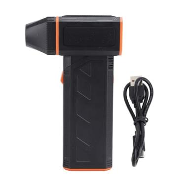 Imagem de Fan Turbo portátil 130000rpm de alta velocide escova de escova de jato seco de soprador de fio sem fio Duster para o teclado Lavagem de carro em casa Limpeza eletrônica Material