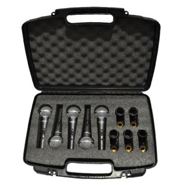 Imagem de Kit Com 5 Microfones Vocal SD58 K-5S - Soundrix
