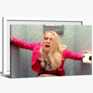 Imagem de Pôster de arte de parede de banheiro Funny Movie White Chicks 40x60cm