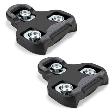 Imagem de Chuteiras de bicicleta compatíveis com Look KEO e Peloton Bike - Sistema de flutuação ajustável de 4,5 graus para máxima estabilidade e transferência de energia - Presilhas de bicicleta para sapatos