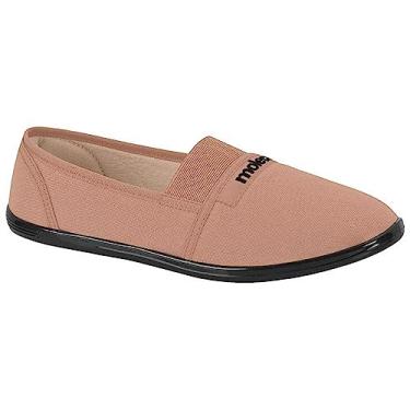 Imagem de Sapatilha Feminina Moleca Pano Tradicional Confort com Elástico Flexível 520.59 Nude (Nude, BR, Adulto, Numérico, 34)