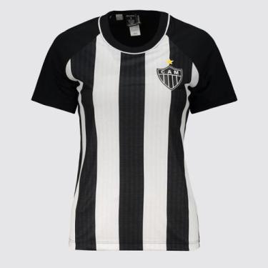 Imagem de Camisa Atlético Mineiro Berro Feminina Preta - Braziline, G