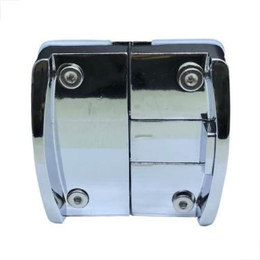 Imagem de Bate Fecha 1570G P/ Janela De Blindex V/v Metal - Cromado - Mettallfle