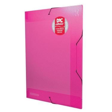 Imagem de Pasta Aba Elástica Ofício S/ Lombo Onda Rosa Dac